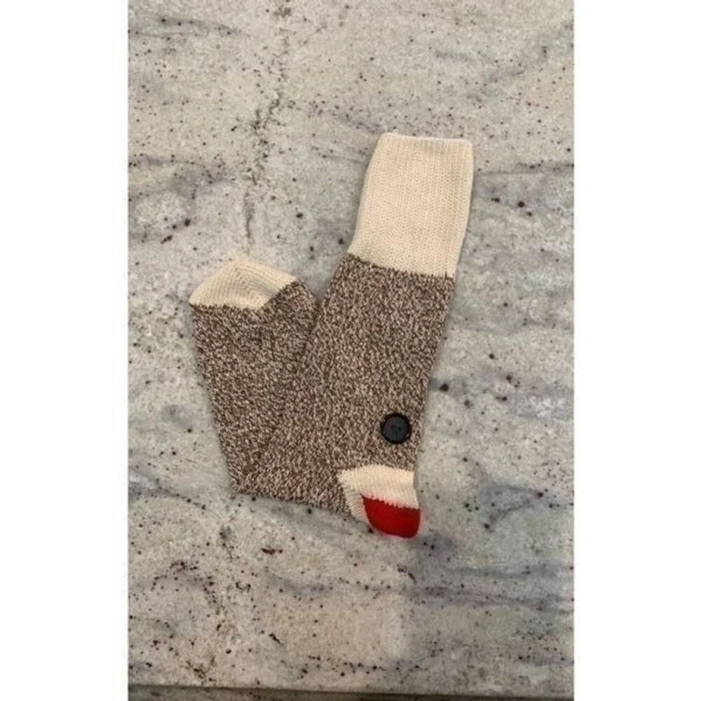 Sock Monkey Wine Bag